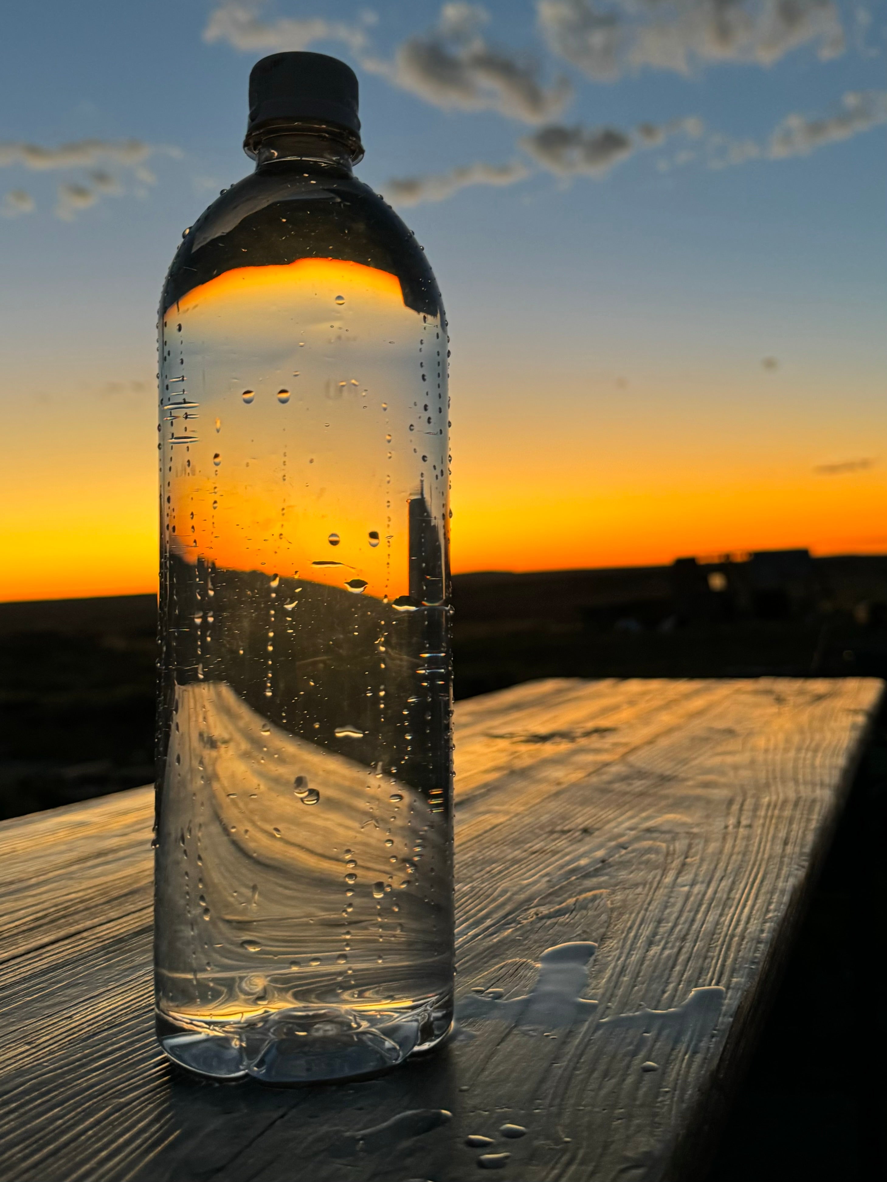 AMW Premium Natural Source Bottled Water, 1 L.