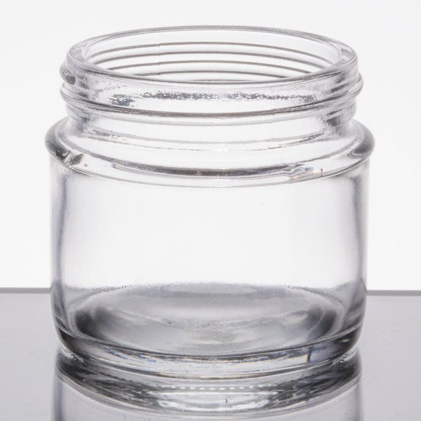 Tablecraft GJ3 3 oz. Glass Tasting Jar / Sauce Cup