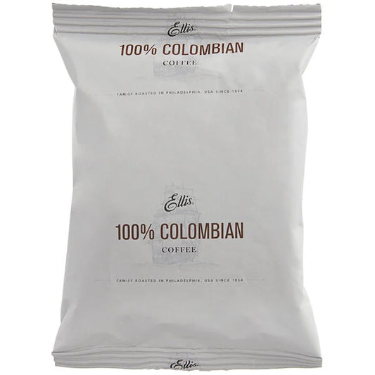 Ellis 100% Colombian Coffee Packet 2.5 oz. - 128/Case