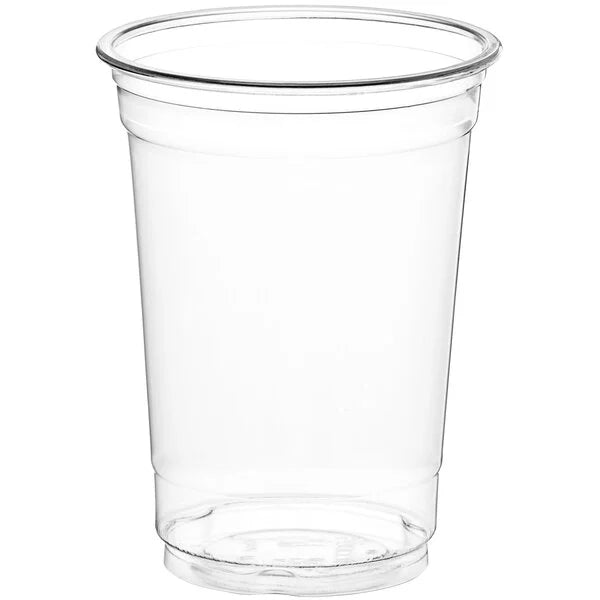 Choice 10 oz. Clear PET Plastic Cold Cup - 1000/Case