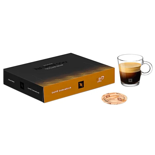 Nespresso Professional Caffe Caramello (Caramel) Single Serve Coffee Capsules - 50/Box