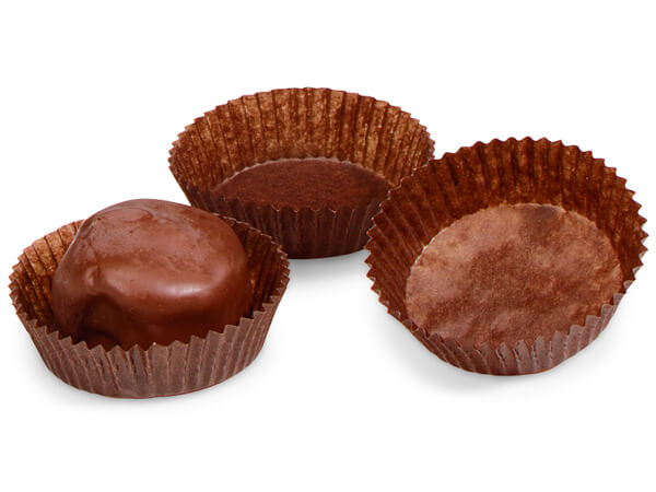 Glassine Chocolate Candy Cups, 1-3/4x5/8", 13000 Pack