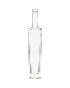 750 ml Clear Glass New Yorker Liquor Bottle, Bar Top, 12/cs