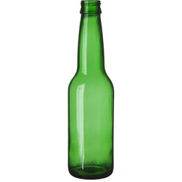 12 oz. (355 ml) Emerald Green Glass Long Neck Beer Bottles, Twist-Off Crown, 26-502 (Bulk Pack)