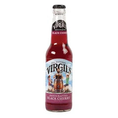 VIRGIL'S BLACK CHERRY SODA 12 OZ BOTTLE