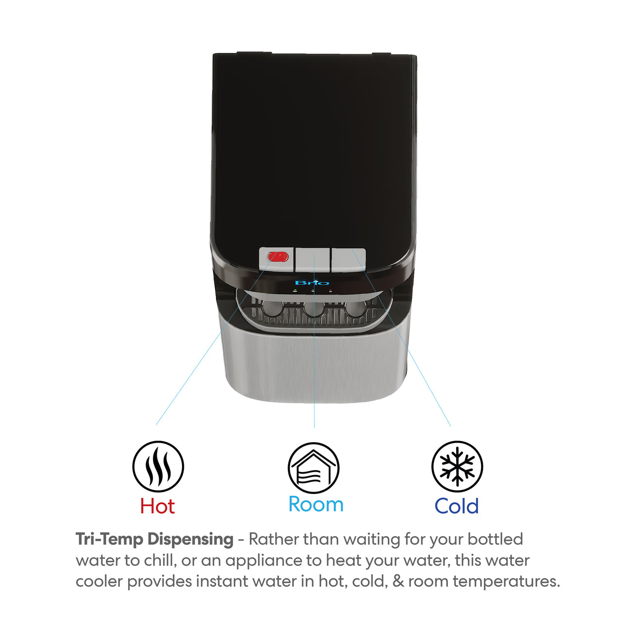 BRIO 400 Series 2-Stage Bottleless Water Cooler