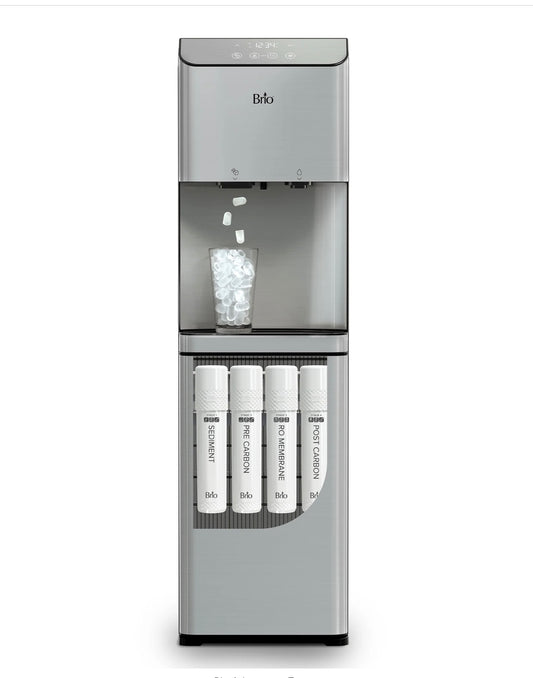 BRIO Moderna 4-Stage Reverse Osmosis Ice Dispenser & Bottleless Water Cooler