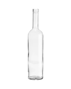 750 ml Clear Glass California Liquor Bottle, Bar Top