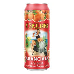 A'SICILIANA BLOOD ORANGE SODA 6 PACK 11.5 OZ CAN