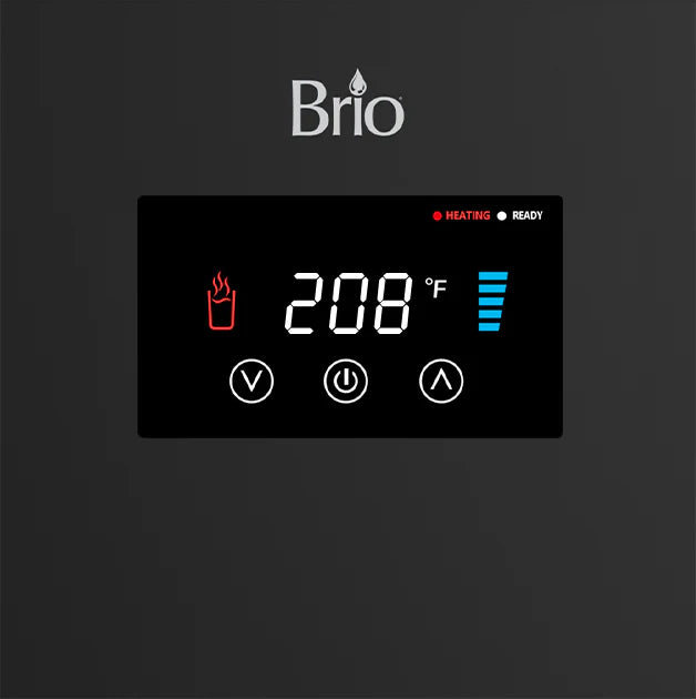 Brio 3-Stage Digital Instant Hot Water Undersink Dispenser System – Brushed Gold