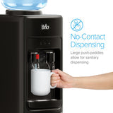 BRIO 300 Slim Series Black Top Load Water Cooler