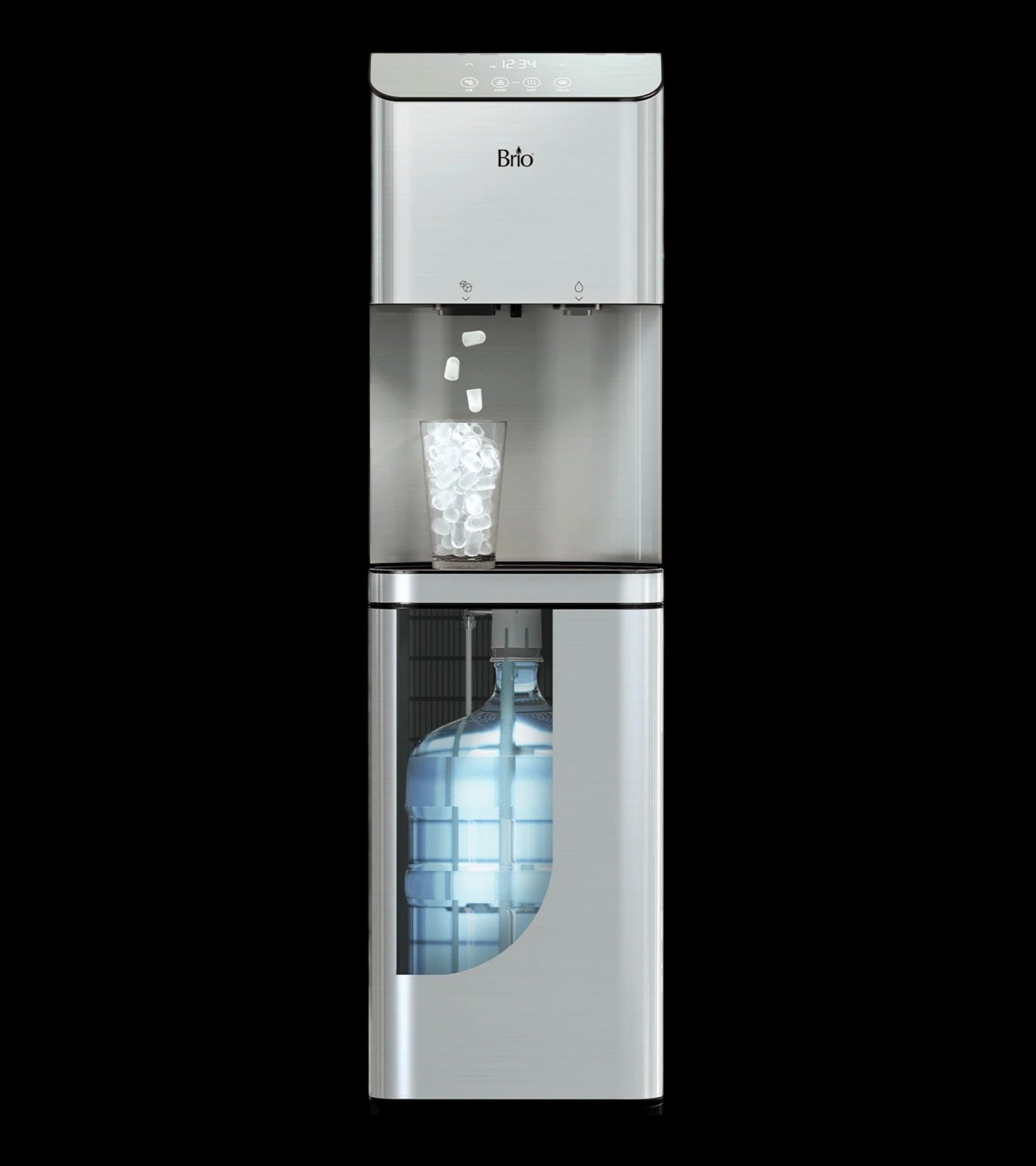 BRIO Moderna Ice Dispenser & Bottom Load Water Cooler