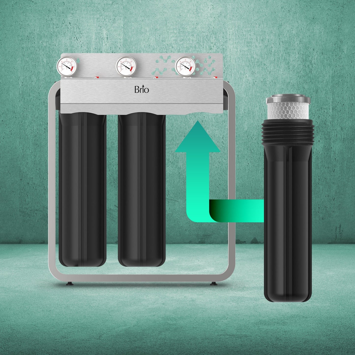 Brio 3-Stage Whole House Filtration System - Heavy Metals