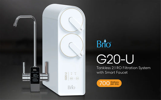 Brio G20-U RO White Undersink Filtration System